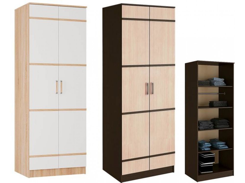 Сакура Шкаф 2-х ств для пл и белья без зеркал