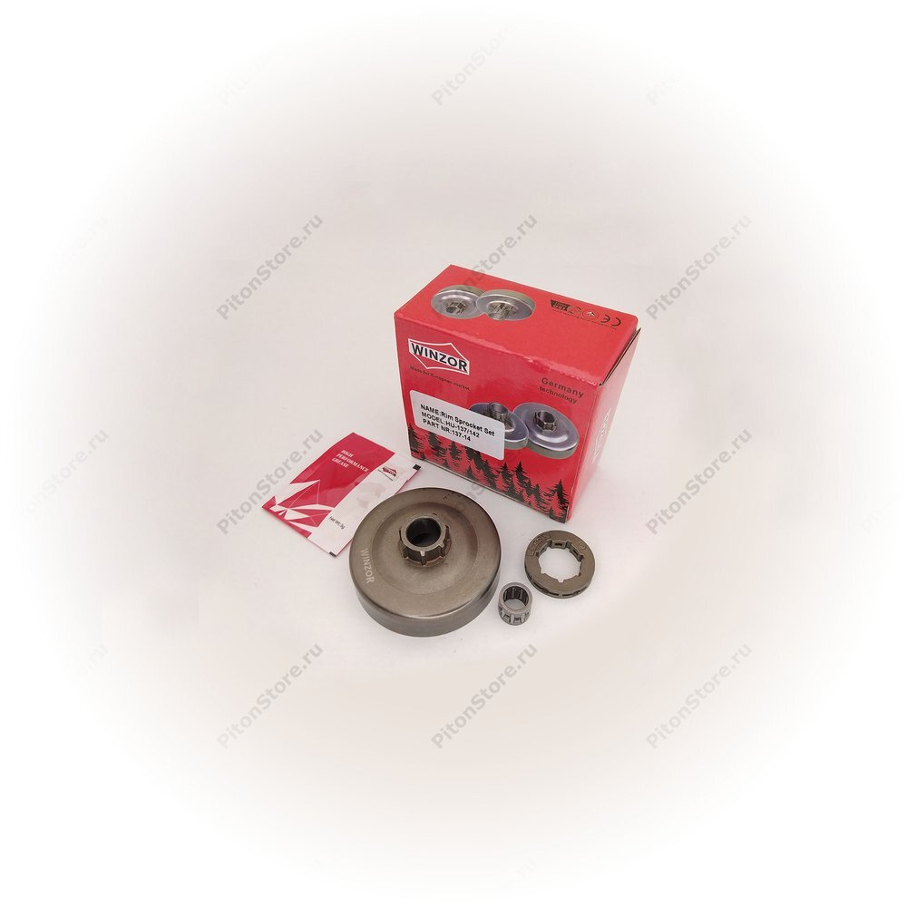 Корзина сцепления б/п Husqvarna 137/142/235/240 (0.325"-7, 63/13-мм, с/в, подшипник) [Winzor]