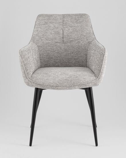 Стул обеденный Adam рогожка светло-серый