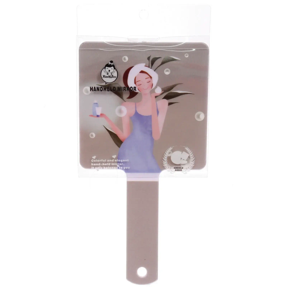 Зеркало косметическое «ИМАНИ - ЛАНТА», микс 4 дизайна, 23,4*12см (PVC подвес)