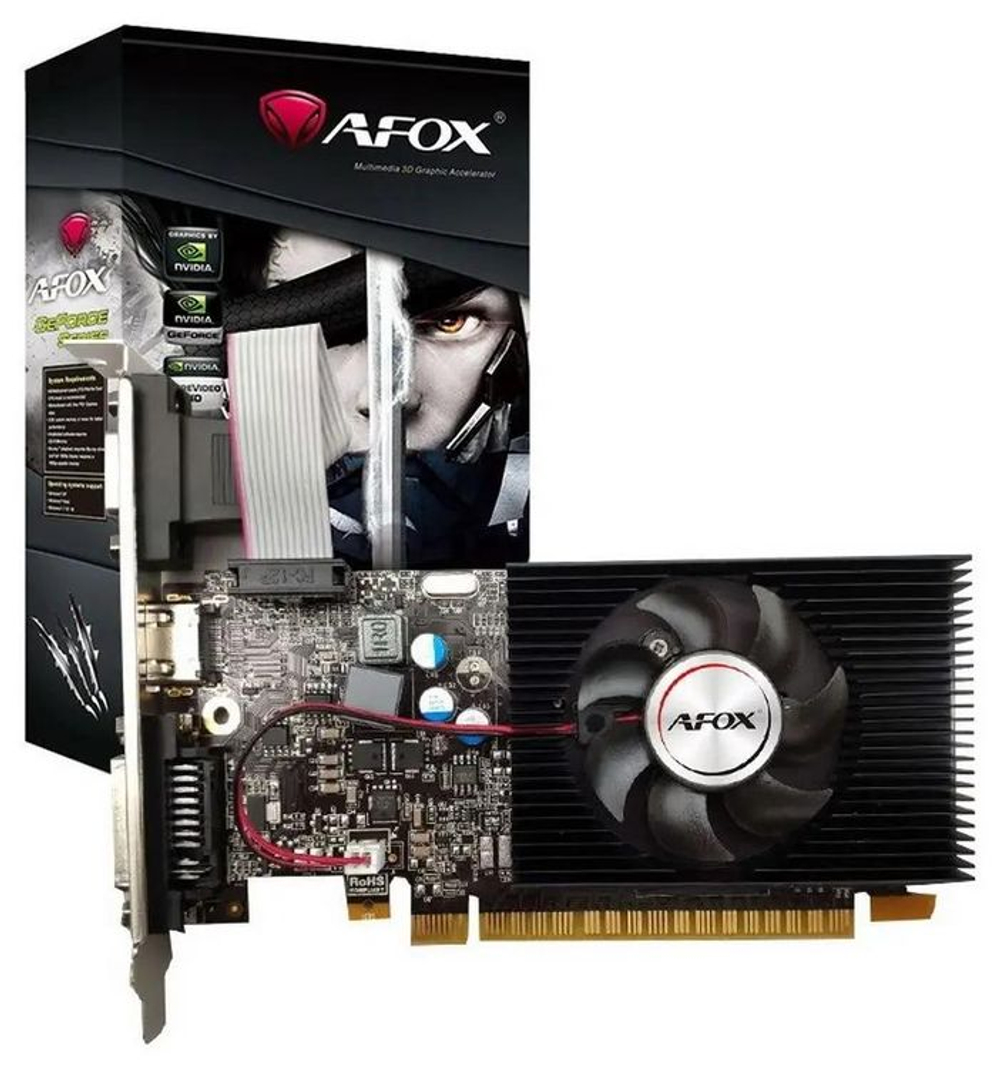 Видеокарта AFOX NVIDIA  GeForce GT 740 AF740-4096D3L3 4ГБ DDR3, Ret