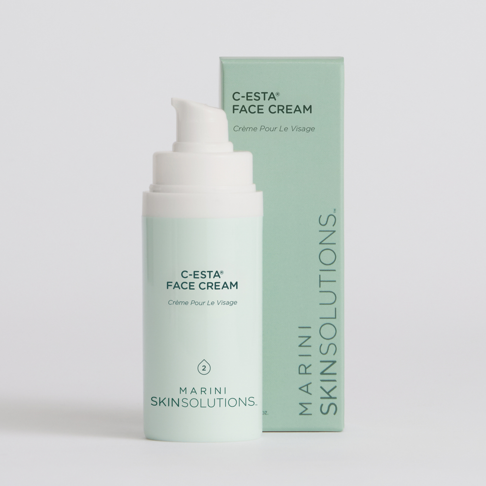 MARINI SKINSOLUTIONS C-Esta Face Cream Ремоделирующий крем с витамином C и DMAE для сухой кожи, 28 гр