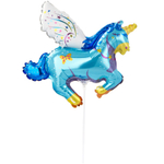 Шар Фольгированный Единорог голубой (Голубой)
