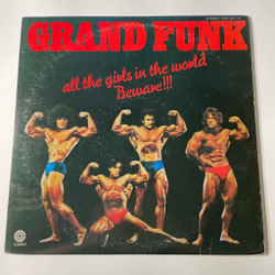 Винтажная виниловая пластинка LP Grand Funk Railroad All The Girls In The World Beware (Japan 1975) (No Obi)