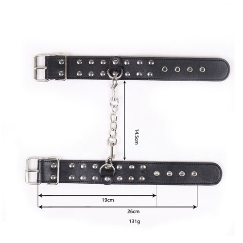 Наручники черные Romeo Rossi 9145