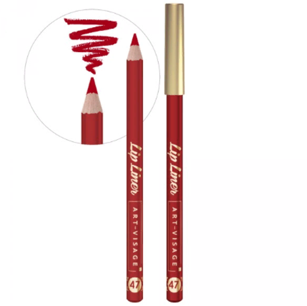 Art-Visage Карандаш для губ Lip Liner, тон №47, Красный