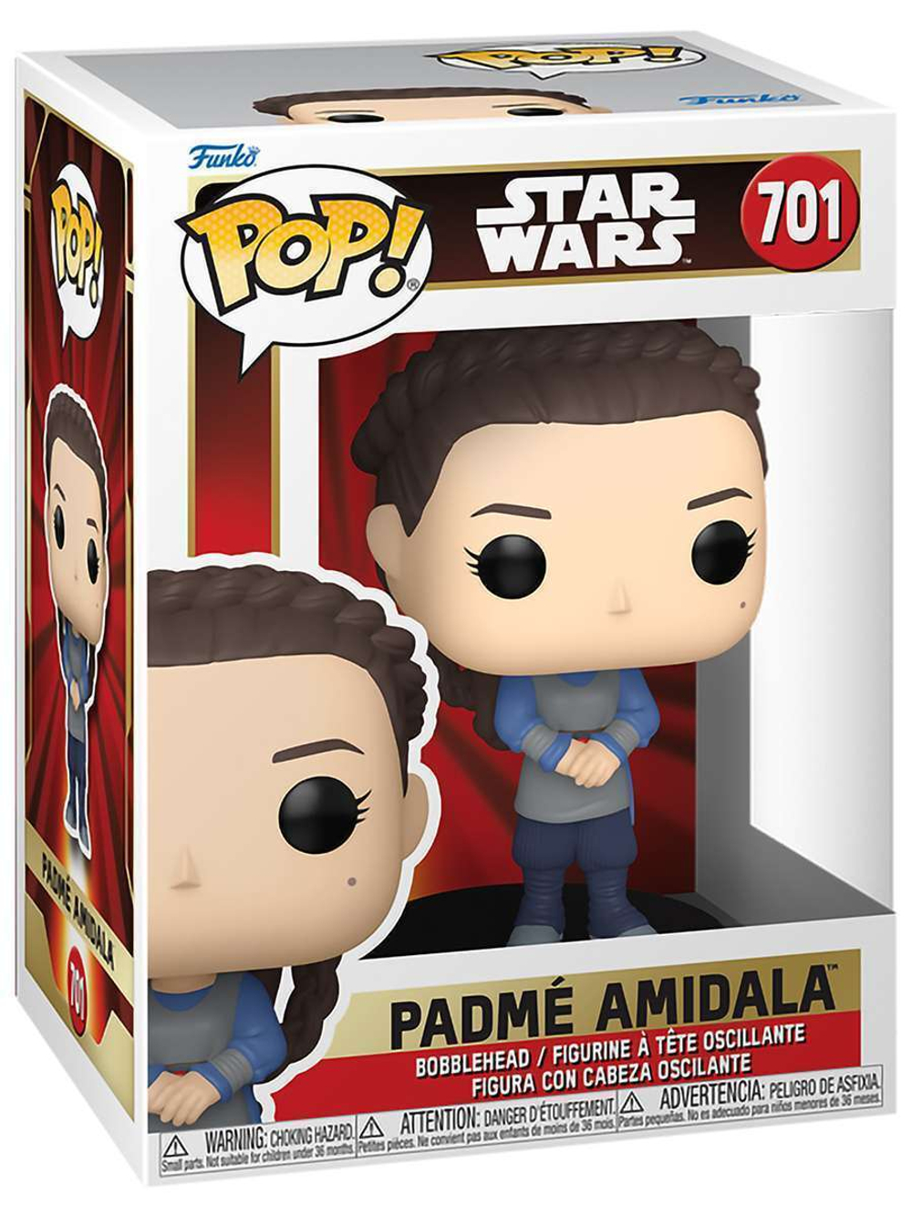 Фигурка Funko POP! Bobble Star Wars Ep 1 TPM 25th Padme Amidala (Tatooine) (701) 76019