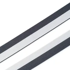 Резинка широкая, серая 30 мм, Германия