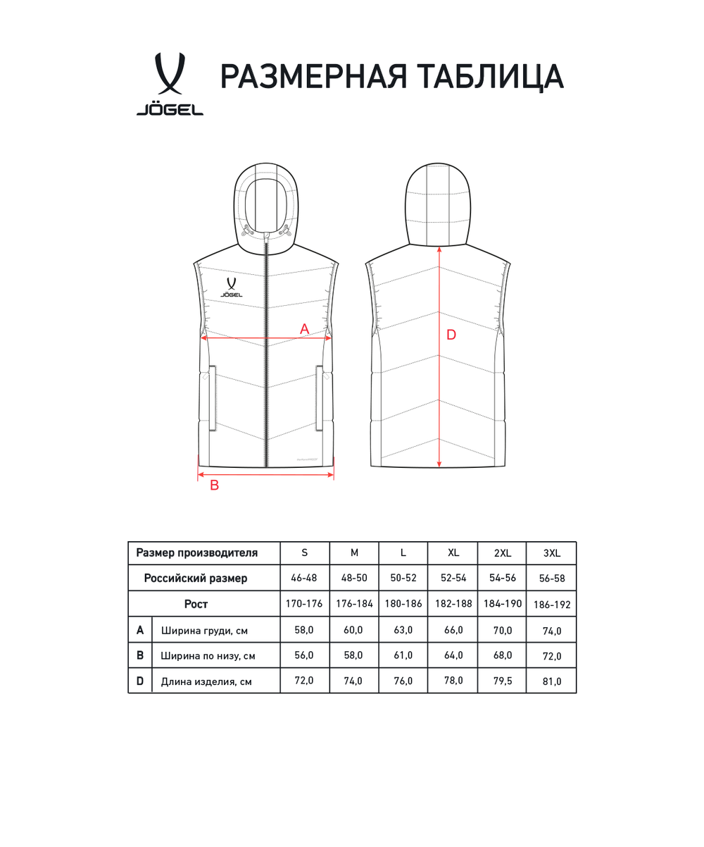 Жилет с капюшоном утепленный ESSENTIAL PerFormPROOF Padded Hooded Vest, темно-синий