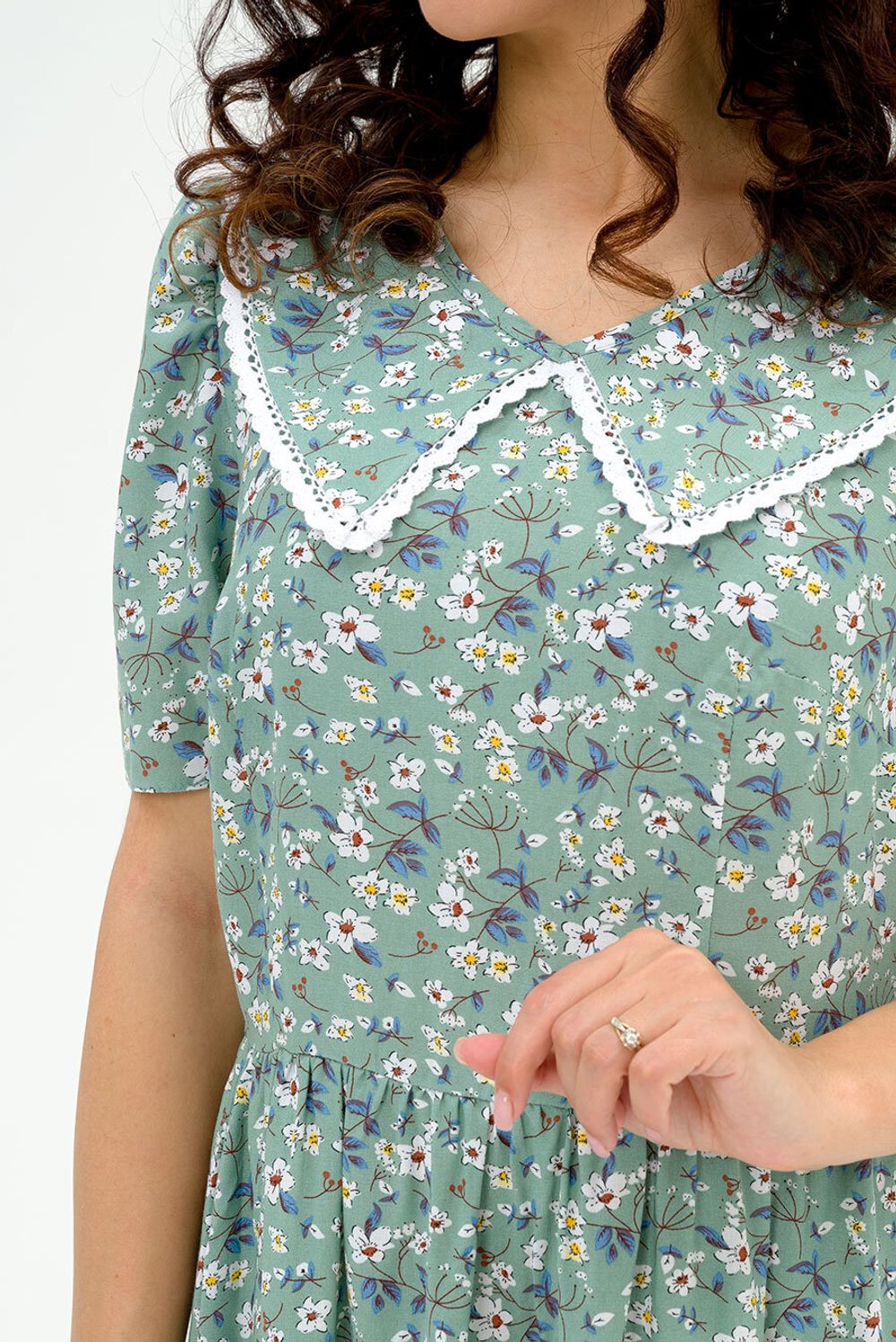 Платье Эвелина (44-52) Serenada ментоловый (Акция)