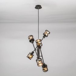 Citilux Гессен CL536165 Люстра подвесная поворотная Венге