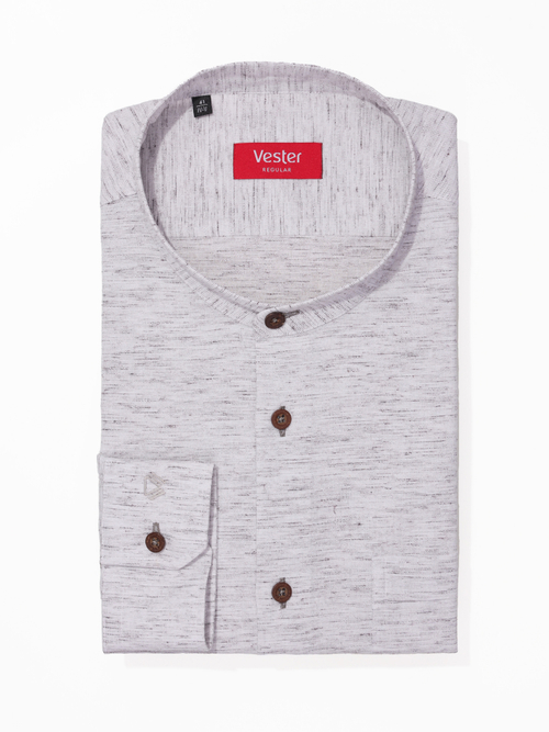Сорочка мужская VESTER воротник стойка, длинный рукав 58115 22