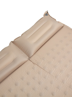 Коврик надувной двойной Naturehike D series, бежевый (CNK2550WS025)