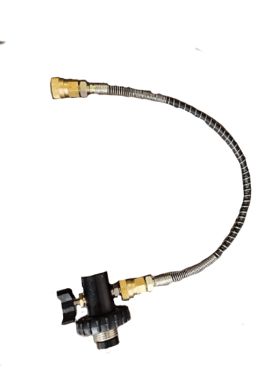 Заправочная станция с манометром и с поворотной головой