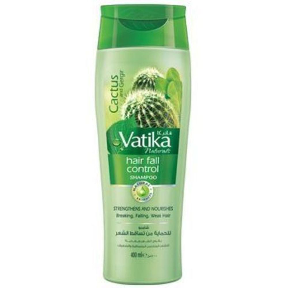 Шампунь Dabur Vatika Cactus Gergir Hair Fall Control Кактус, чеснок, руккола 400 мл