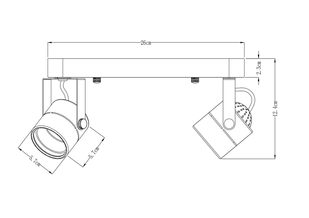Светильник потолочный Arte Lamp Lente A1310PL-2CC