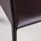 Стул с подлокотниками Barrie коричневая кожа