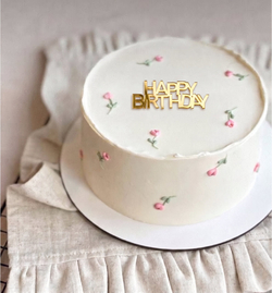 Мини топперы happy birthday 5 штук