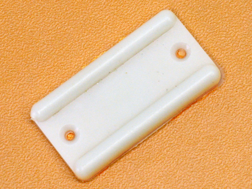 Подпятник прямоугольный белый