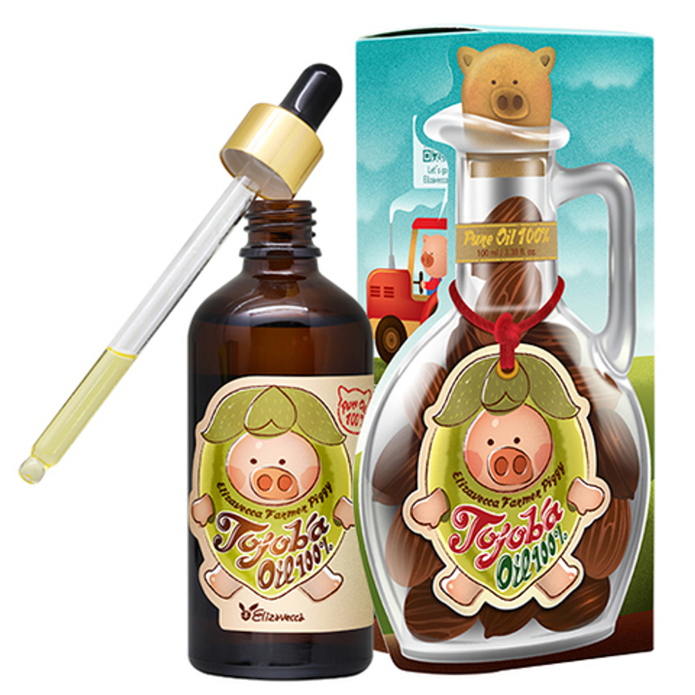 Масло жожоба 100%  Elizavecca Farmer Piggy Jojoba Oil 100%100 ml