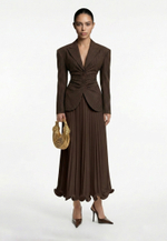 Юбка плиссе макси