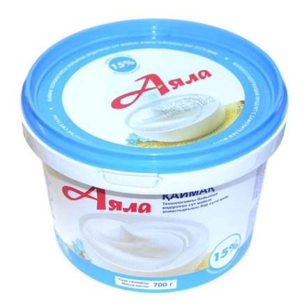 Сметана Аяла 15% 700 гр