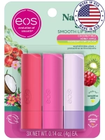 Бальзам для губ мёд яблоко, кокосовое молоко и малина-киви 3 шт