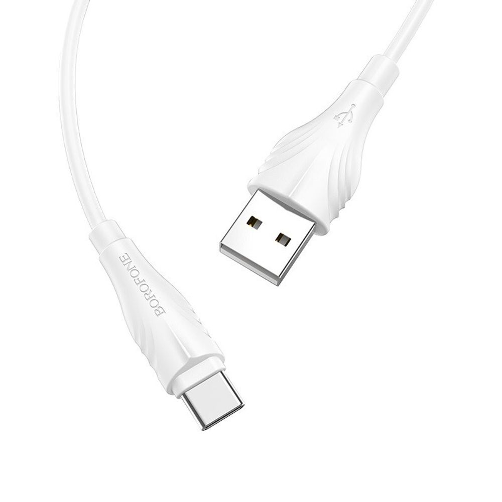Дата-кабель универ. USB Type-C 2 м белый (BOROFONE)