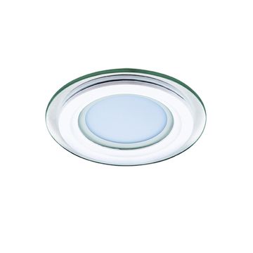 Встраиваемый светодиодный светильник 212030 белый/прозрачный 4000К 6W Acri Lightstar