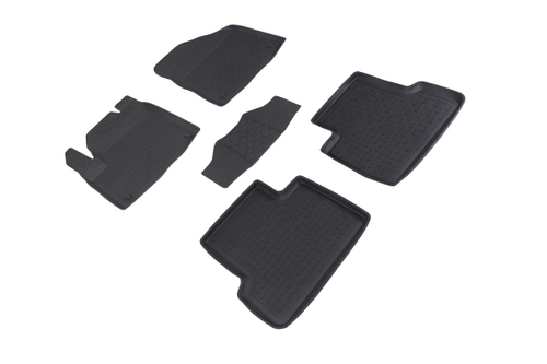 Резиновые коврики с высоким бортом для Jeep Cherokee V 2013-н.в., Seintex.85770