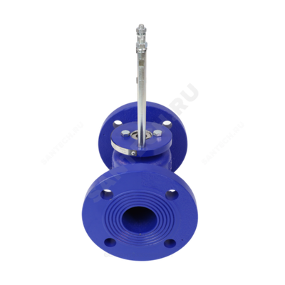 Клапан регулирующий чугун TRV-3 смесительно-разделительный Ду 50 Ру16 фл Kvs=40м3/ч под электропривод Теплосила TRV-3-50-40