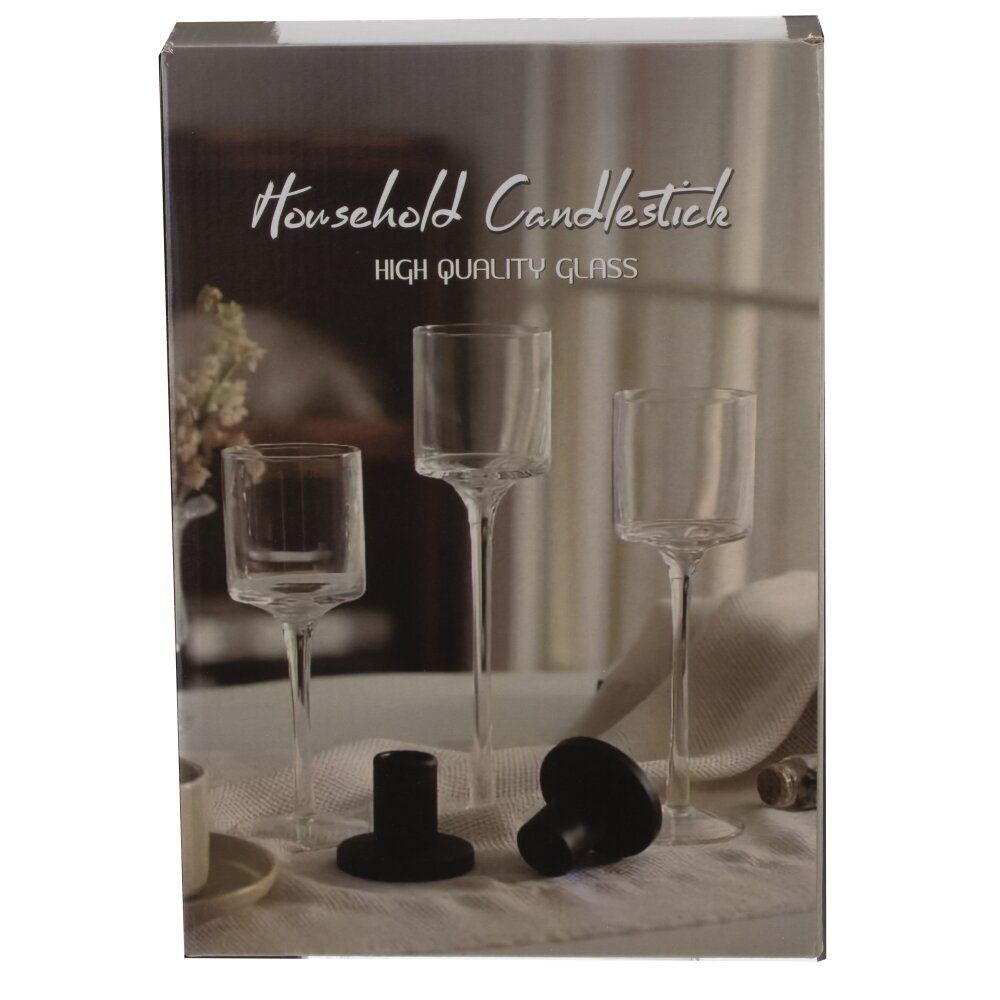 GAEM Набор из 3-х подсвечников, L23 W12 H32,5 см