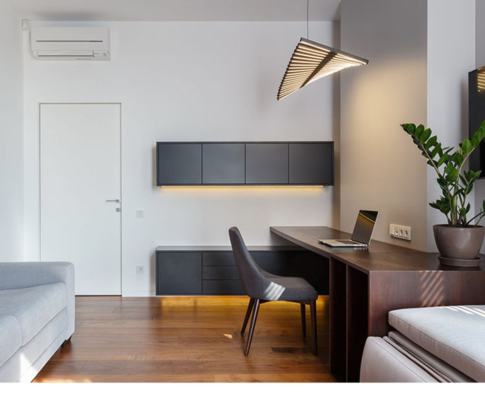 Pendant design lamp Rhythm by Vibia L97 (Black)