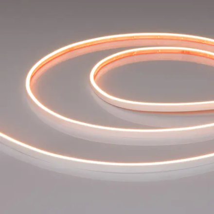 Светодиодная лента герметичная VELA-M240-2.5x6mm 24V Warm2700 (5 W/m, IP65, 5m) (Arlight, узкая) 053269