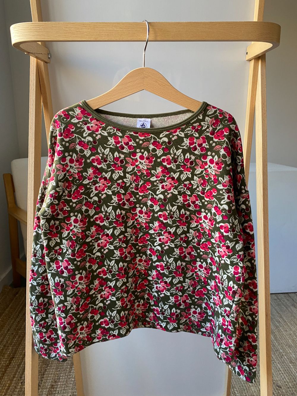 Хлопковый свитшот Petit Bateau, 128