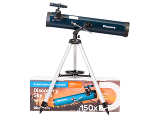Телескоп Levenhuk Discovery Sky T76 с книгой Космос. Непустая пустота