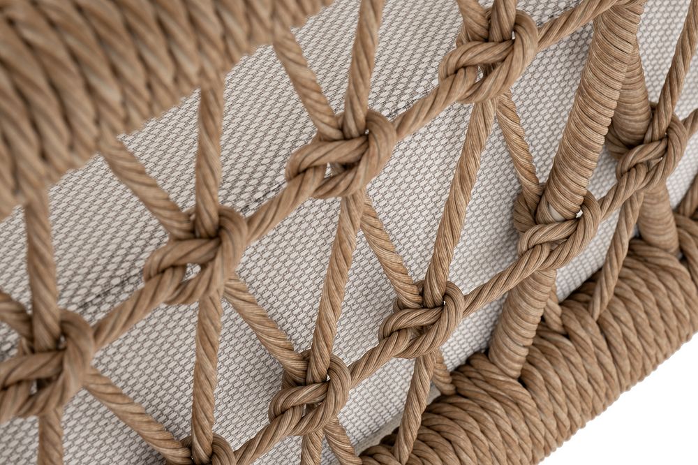 "Венеция" лаунж-зона из искусственного ротанга, цвет соломенный