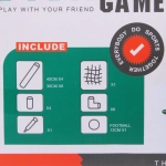 Набор тренировочный для футбола ZG270-227: ворота 88*36*68 см, мяч 12 см, насос