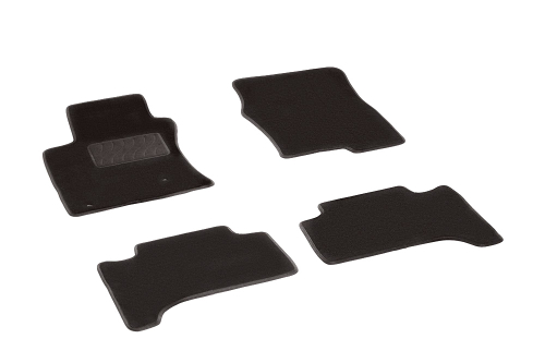 Ворсовые коврики LUX для Toyota Land Cruiser Prado J120 2002-2009 Seintex.82449