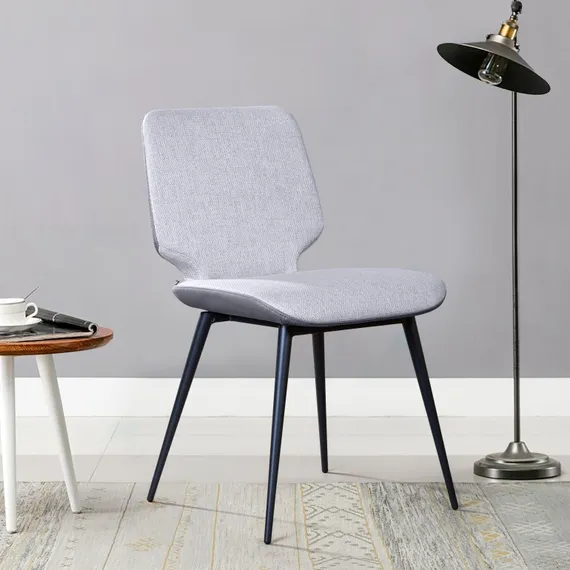 Стул Adam, рогожка комби серый