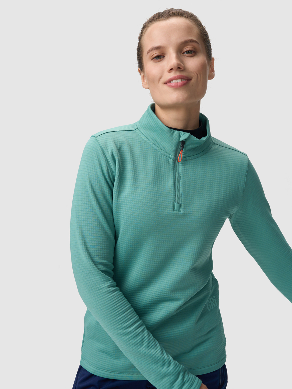 Лонгслив женский Винд зеленый