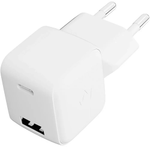 Зарядное устройство VLP G-Charge 20W USB-C+USB-A PD QC USB, USB Type-C белый
