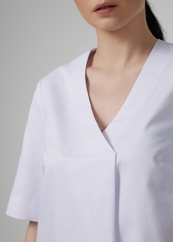 Туника Трапеция с треугольным вырезом