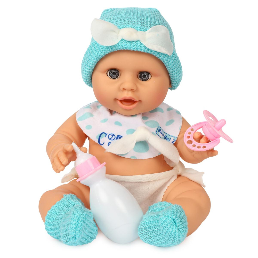 Пупс функциональный с аксесс., коробка 2201