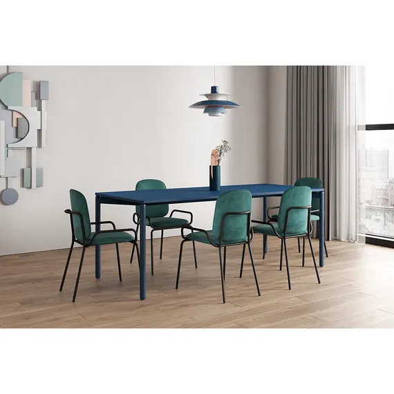 Стул Ror, Double Frame, зеленый велюр