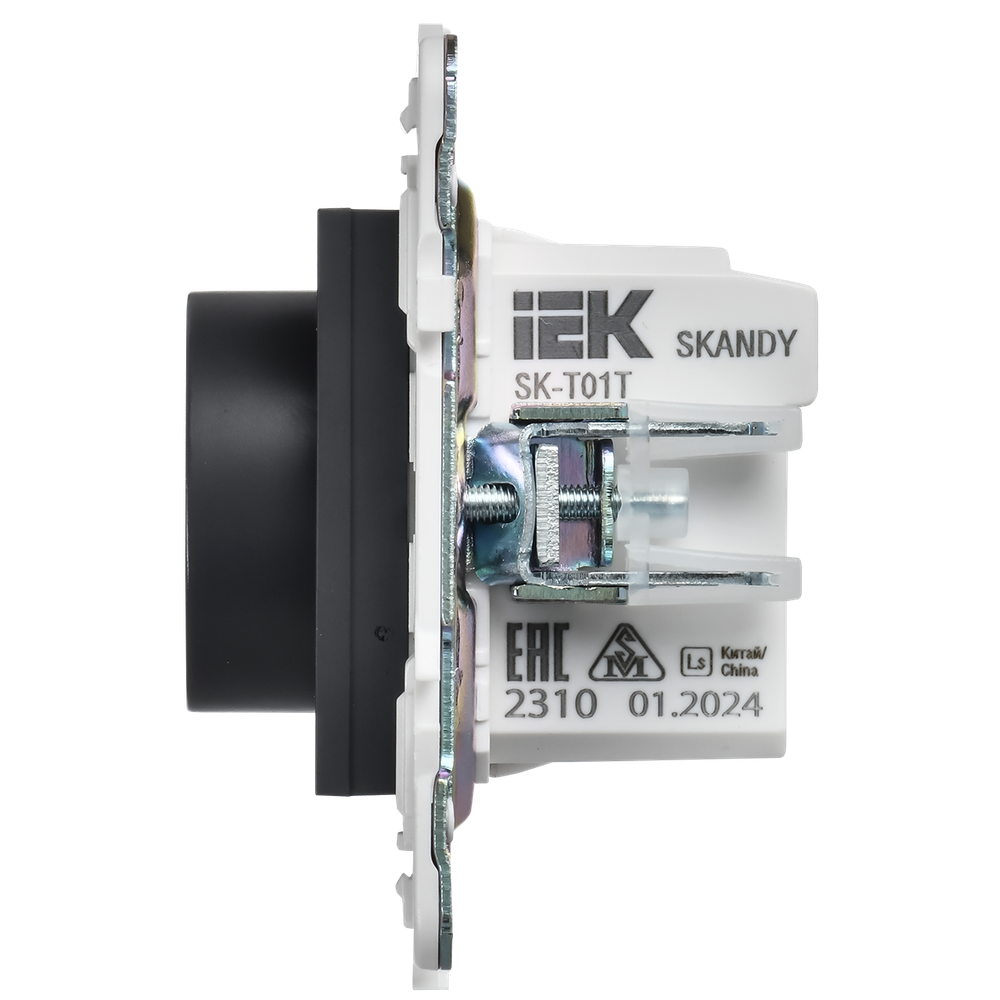 SKANDY Термостат электронный с индикацией SK-T01T титан IEK
