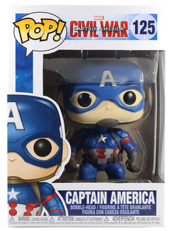 Фигурка Funko POP! Bobble Marvel Captain America Civil War Captain America (125) 7223