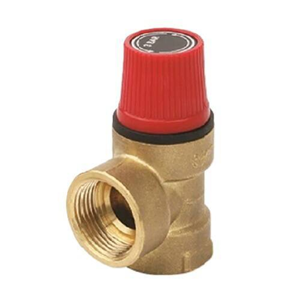 Клапан предохранительный ELSEN ESV - 1/2", сброс 3/4" (ВР/ВР, Tmax 110°C, Рн 3 бар)