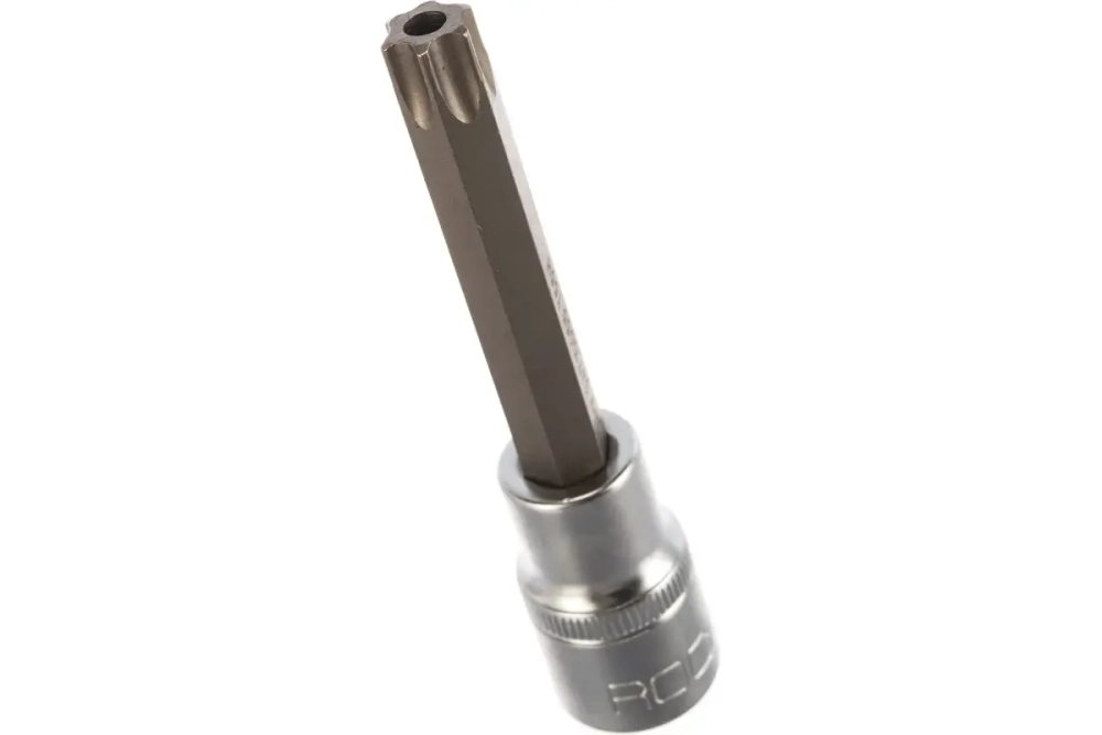 Головка-бита TORX T55 с отверстием 1/2" (L-100мм) ROCKFORCE RF-34710055