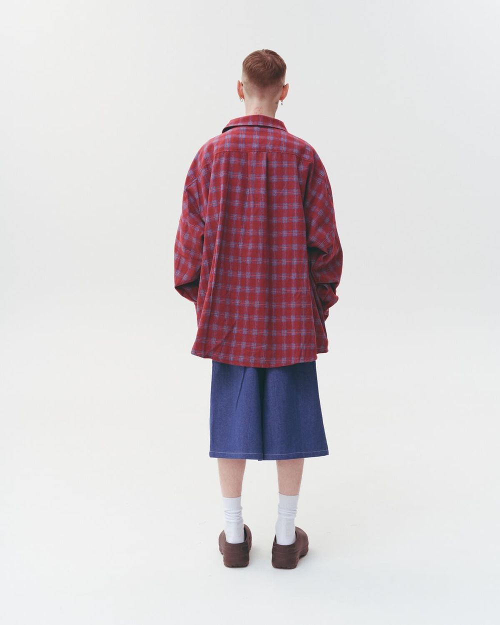 Рубашка One Two Cowboy Shirt Wine винная